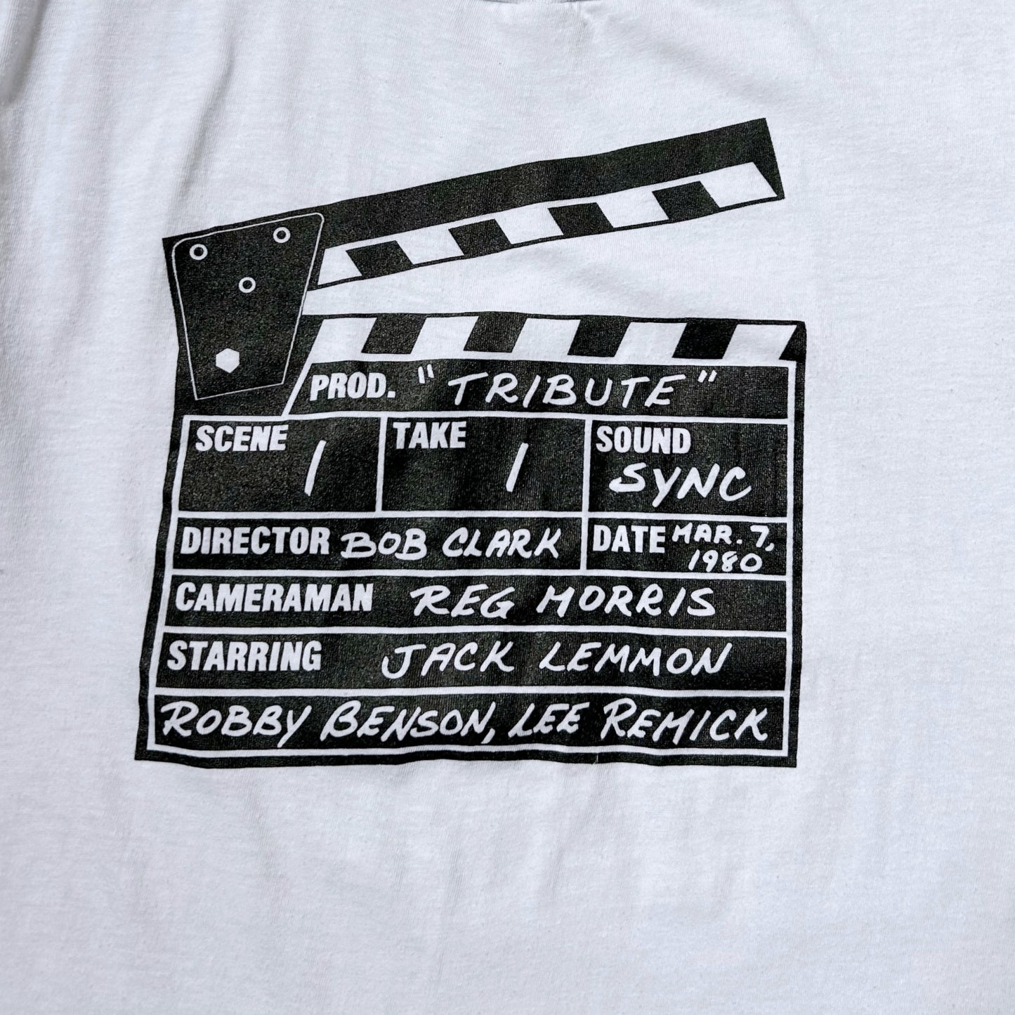 80s vintage Tribute movie t-shirt.