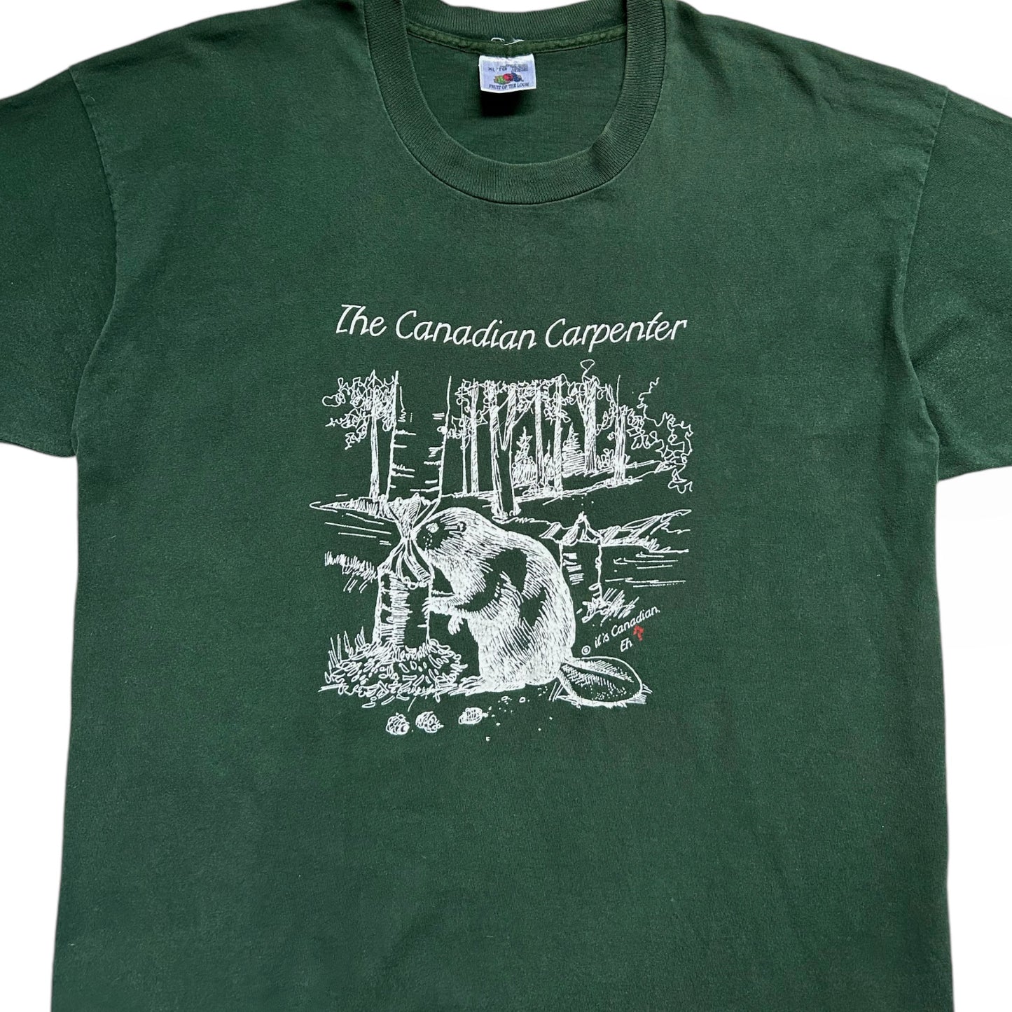 90s Vintage “Canadian Carpenter” Beaver t-shirt