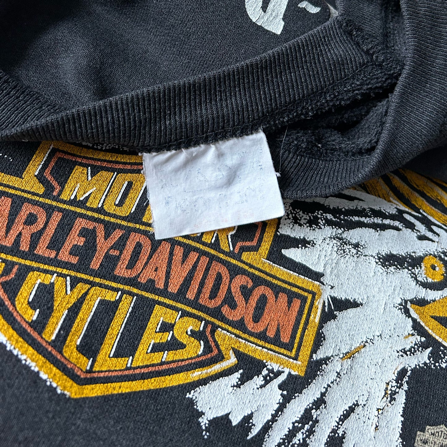80s Vintage Newfoundland Harley Davidson Sweatshirt.