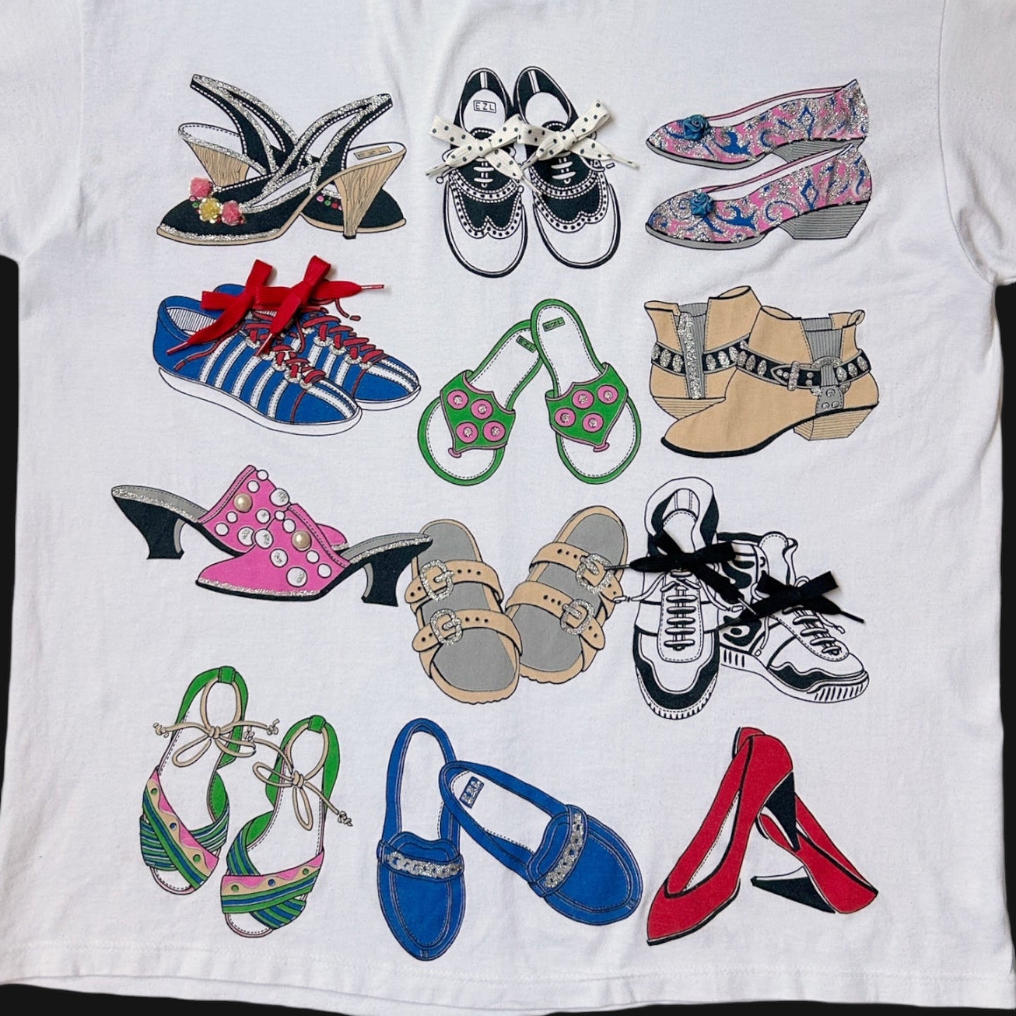 90s Vintage Shoes T-shirt