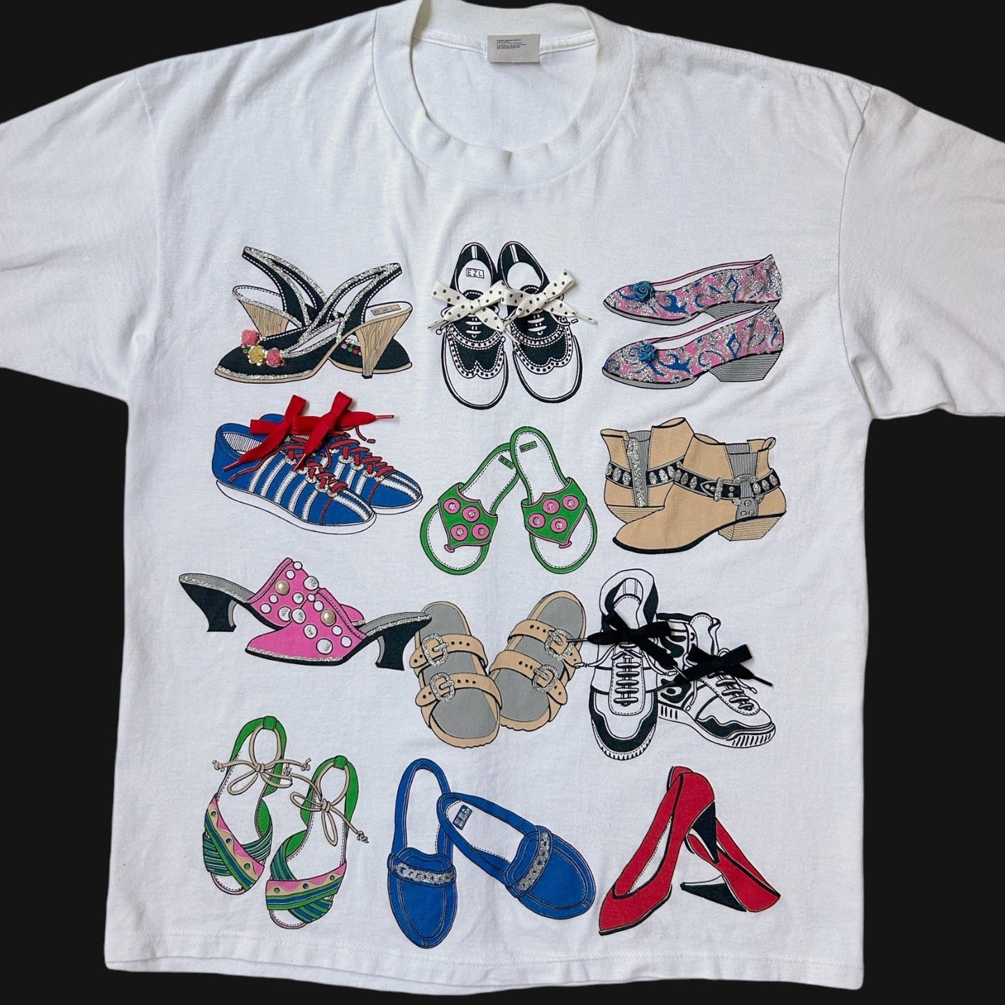 90s Vintage Shoes T-shirt