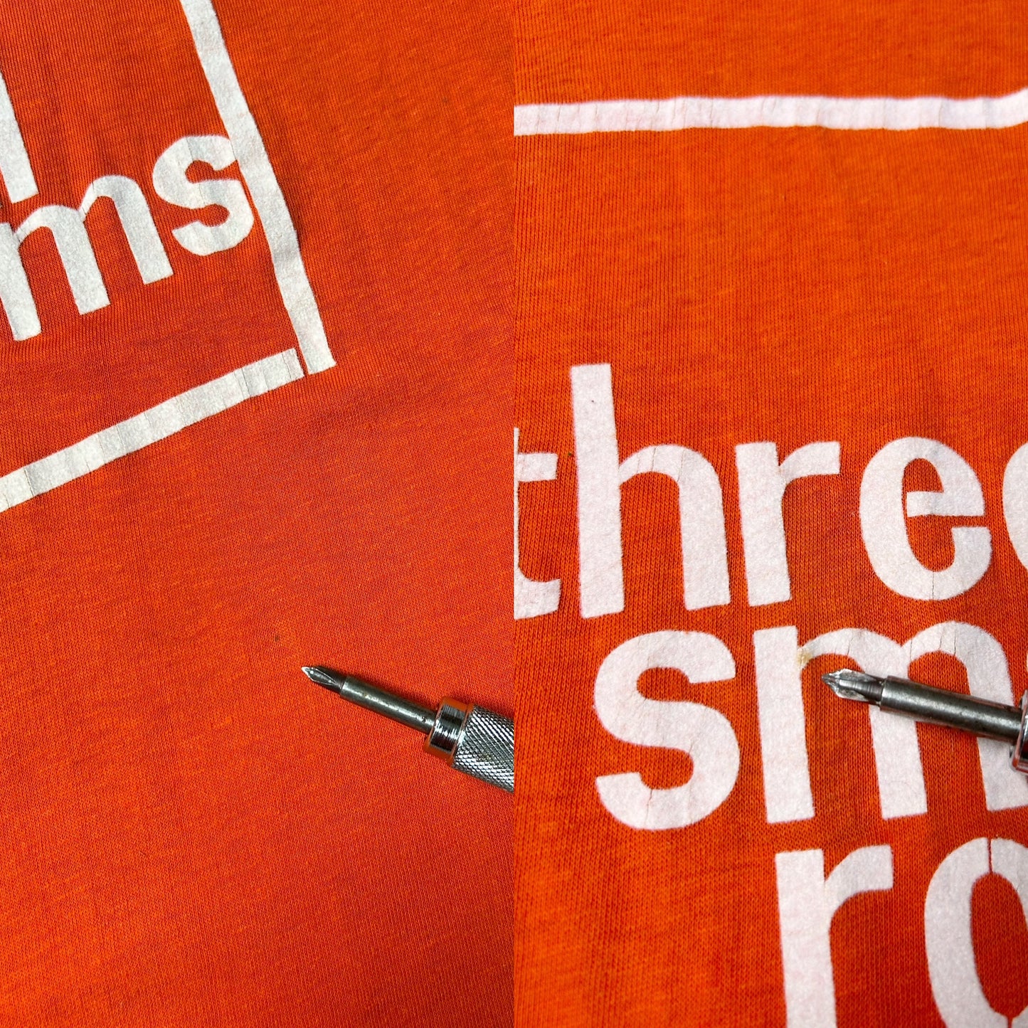 70s Vintage three small rooms restaurant tshirt