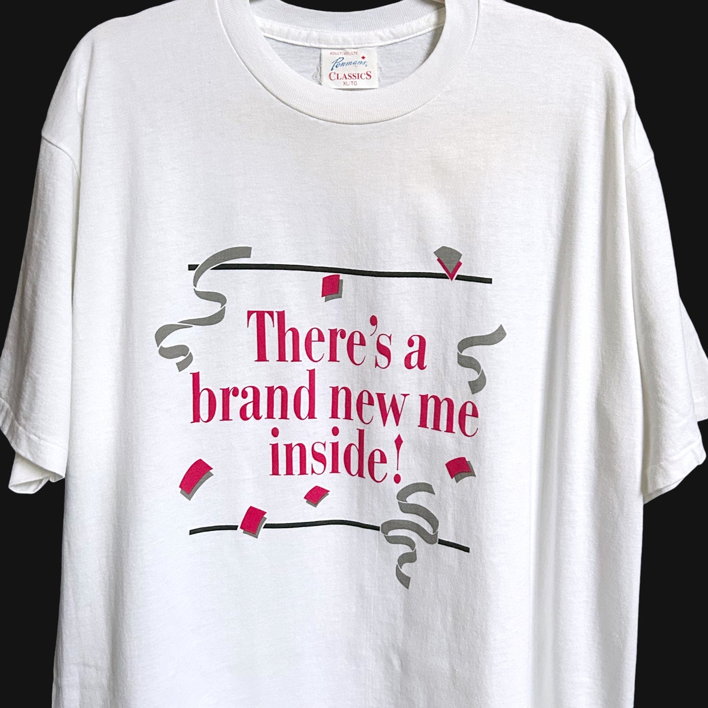 90s Vintage "There's a brand new me inside!" T-shirt