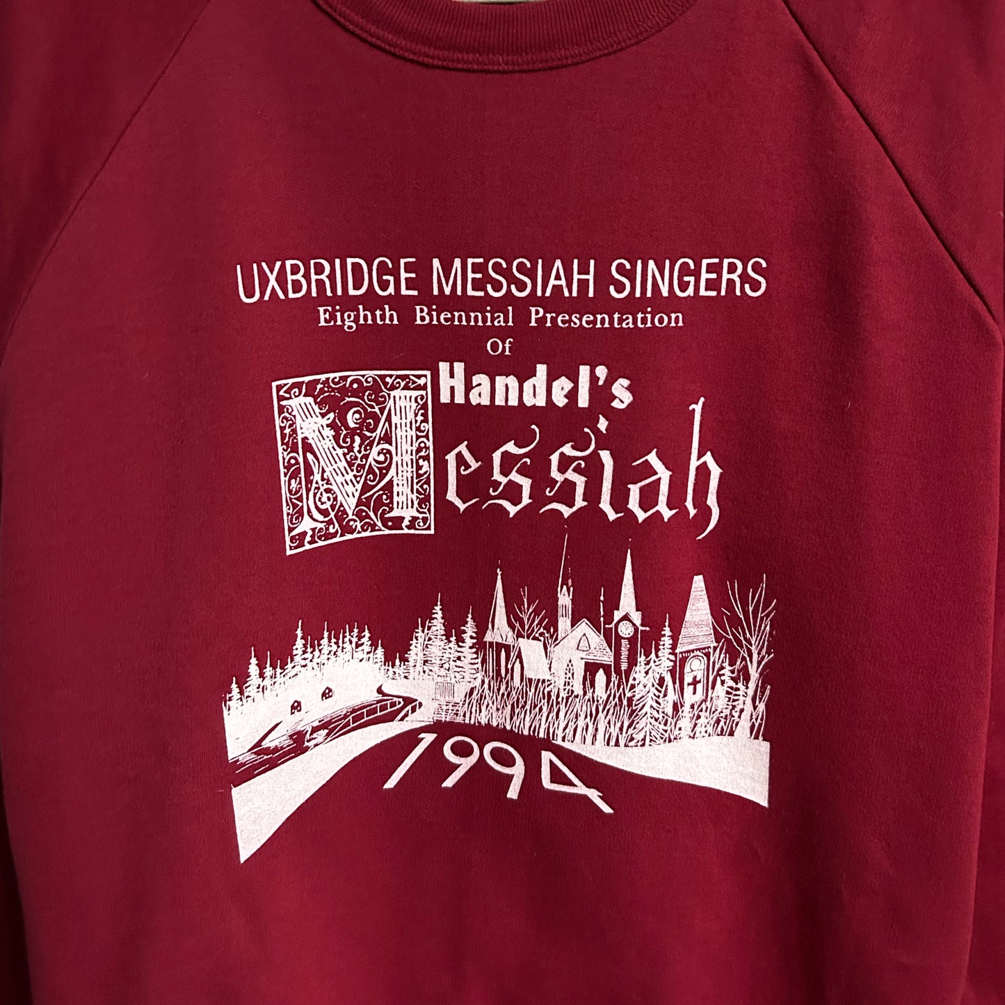 90s Vintage Handel's Messiah Choir Concert Sweatshirt