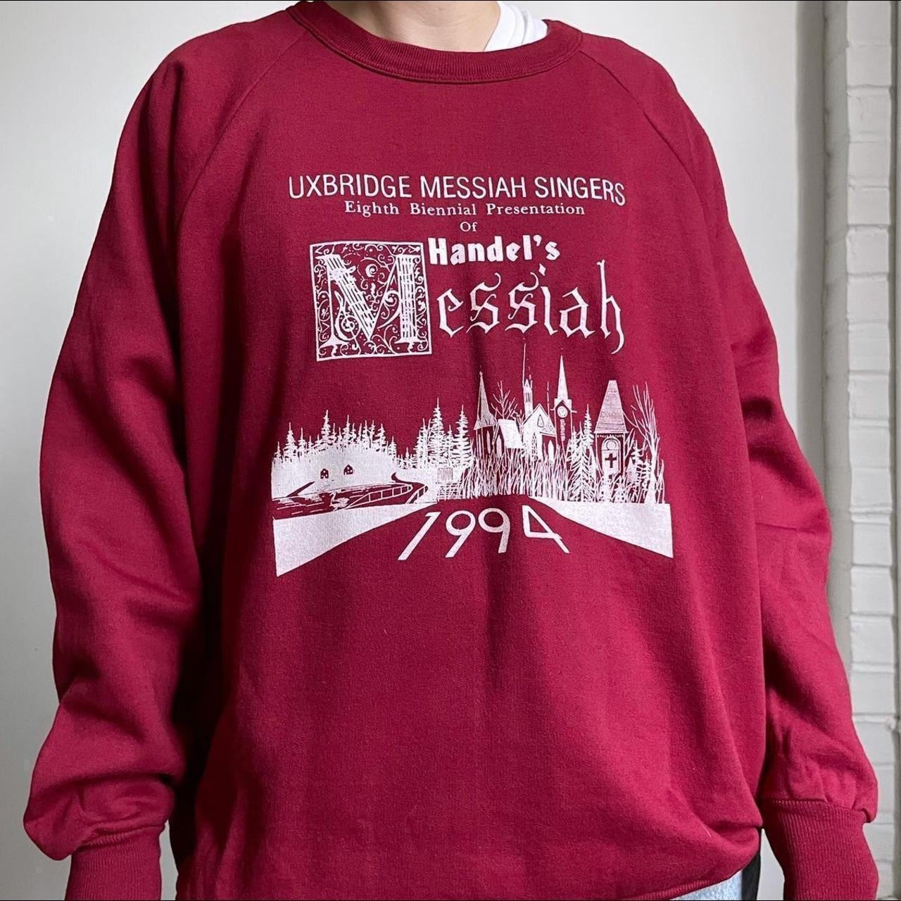 90s Vintage Handel's Messiah Choir Concert Sweatshirt