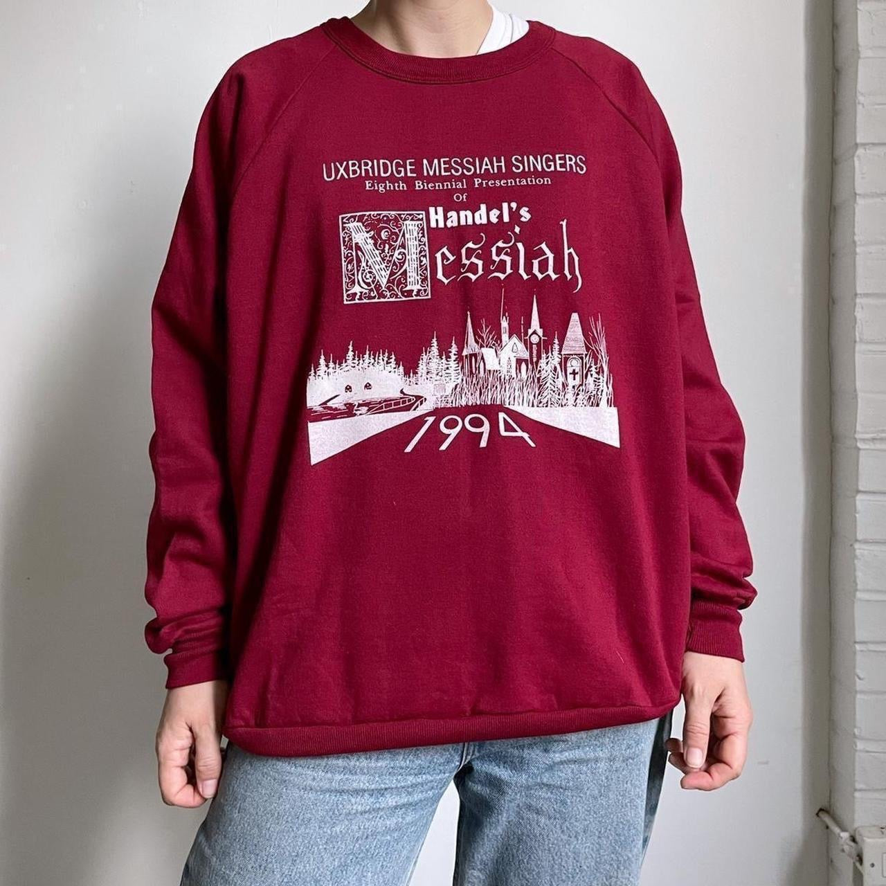 90s Vintage Handel's Messiah Choir Concert Sweatshirt