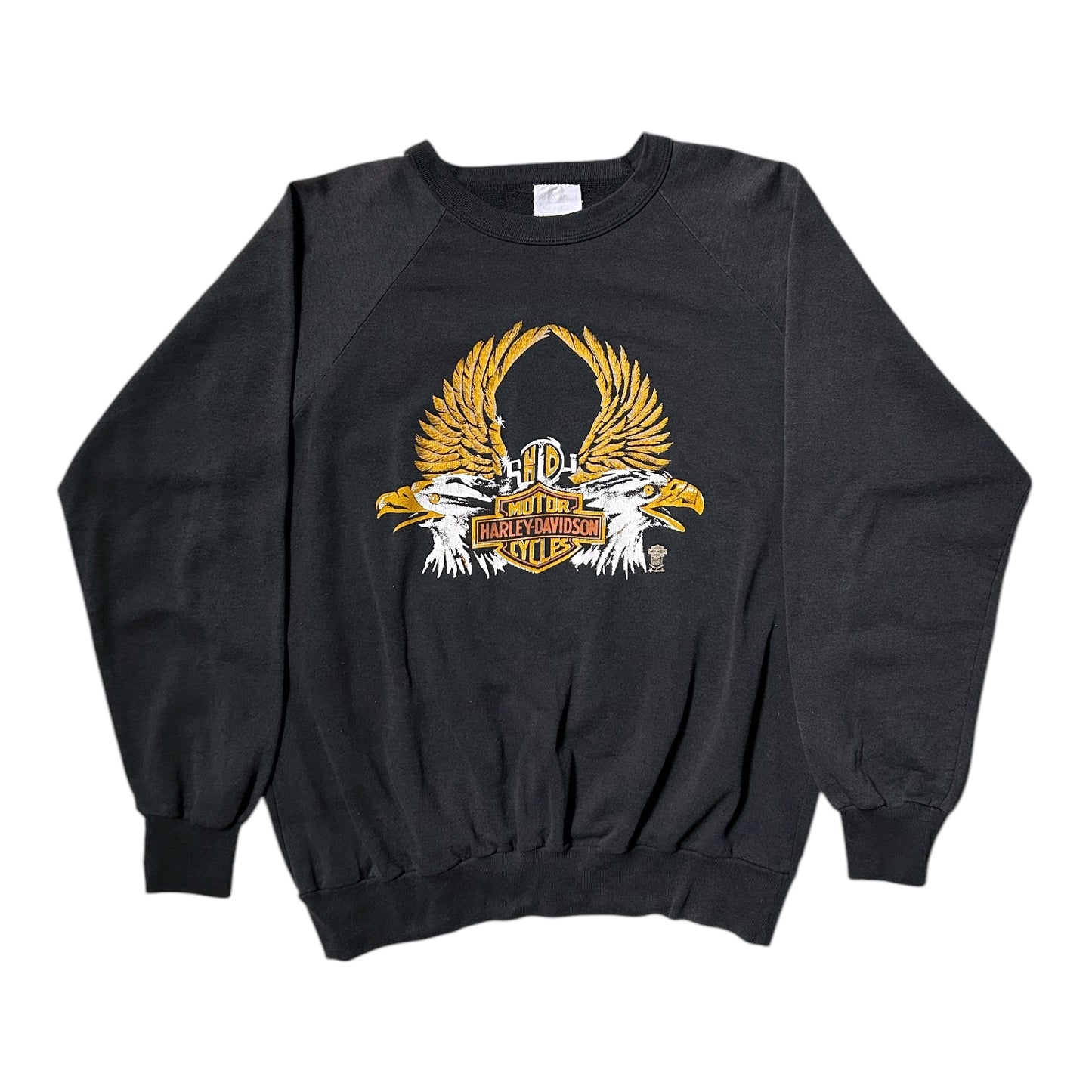 80s Vintage Newfoundland Harley Davidson Sweatshirt.