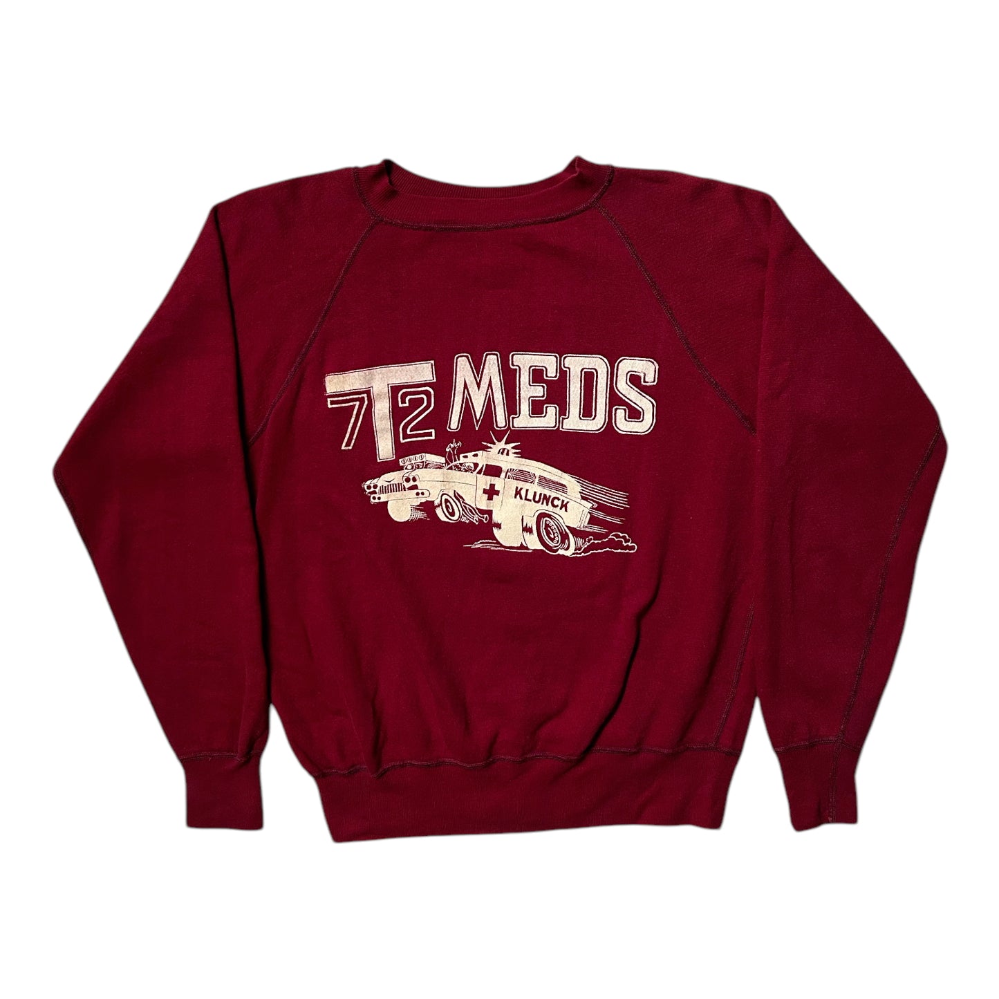 70s vintage Hot Rod Ambulance sweatshirt.