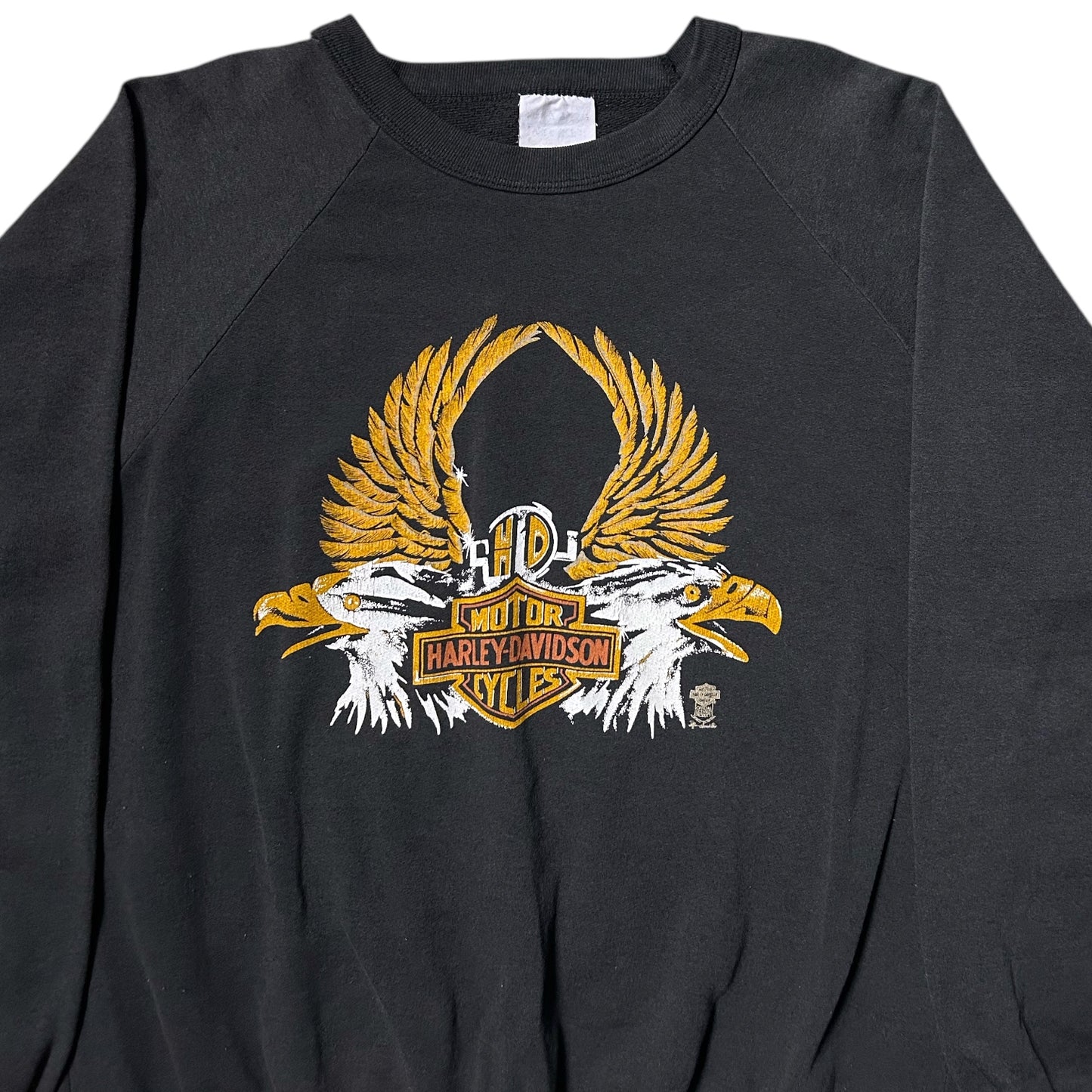 80s Vintage Newfoundland Harley Davidson Sweatshirt.