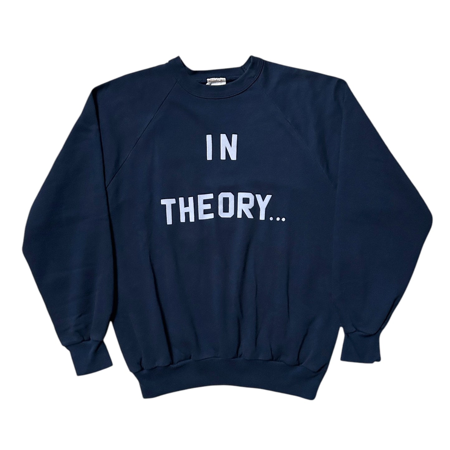 80s Vintage “In Theory…” sweatshirt.