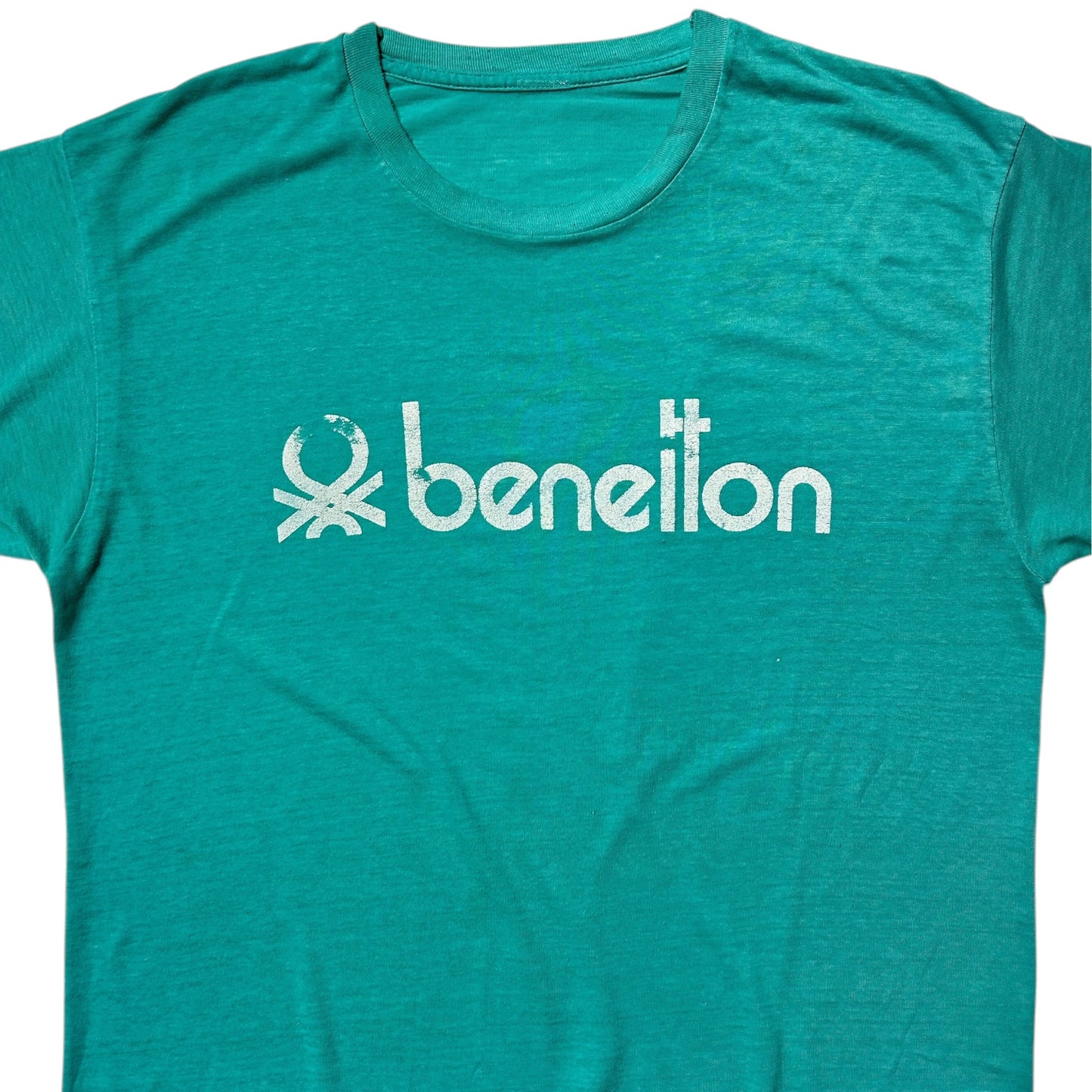 80s Vintage paper thin Benetton t-shirt.