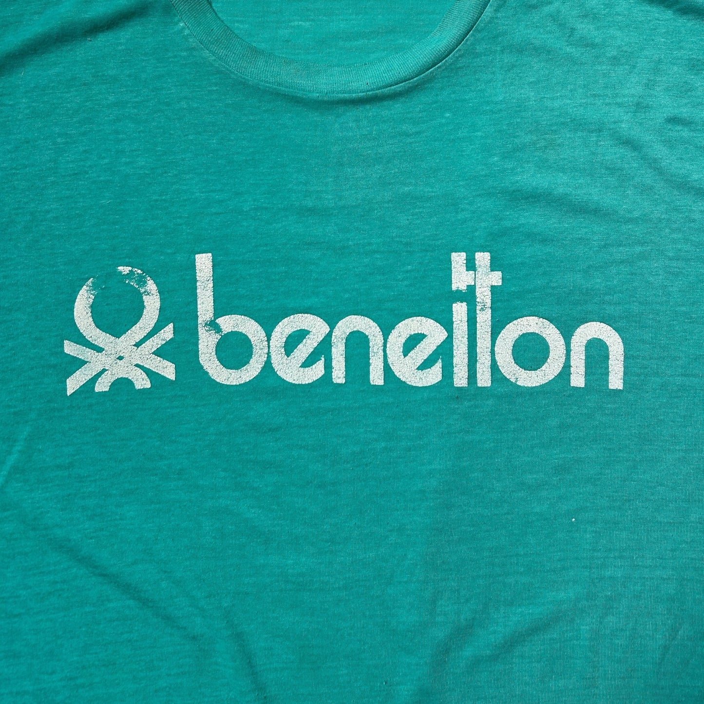 80s Vintage paper thin Benetton t-shirt.