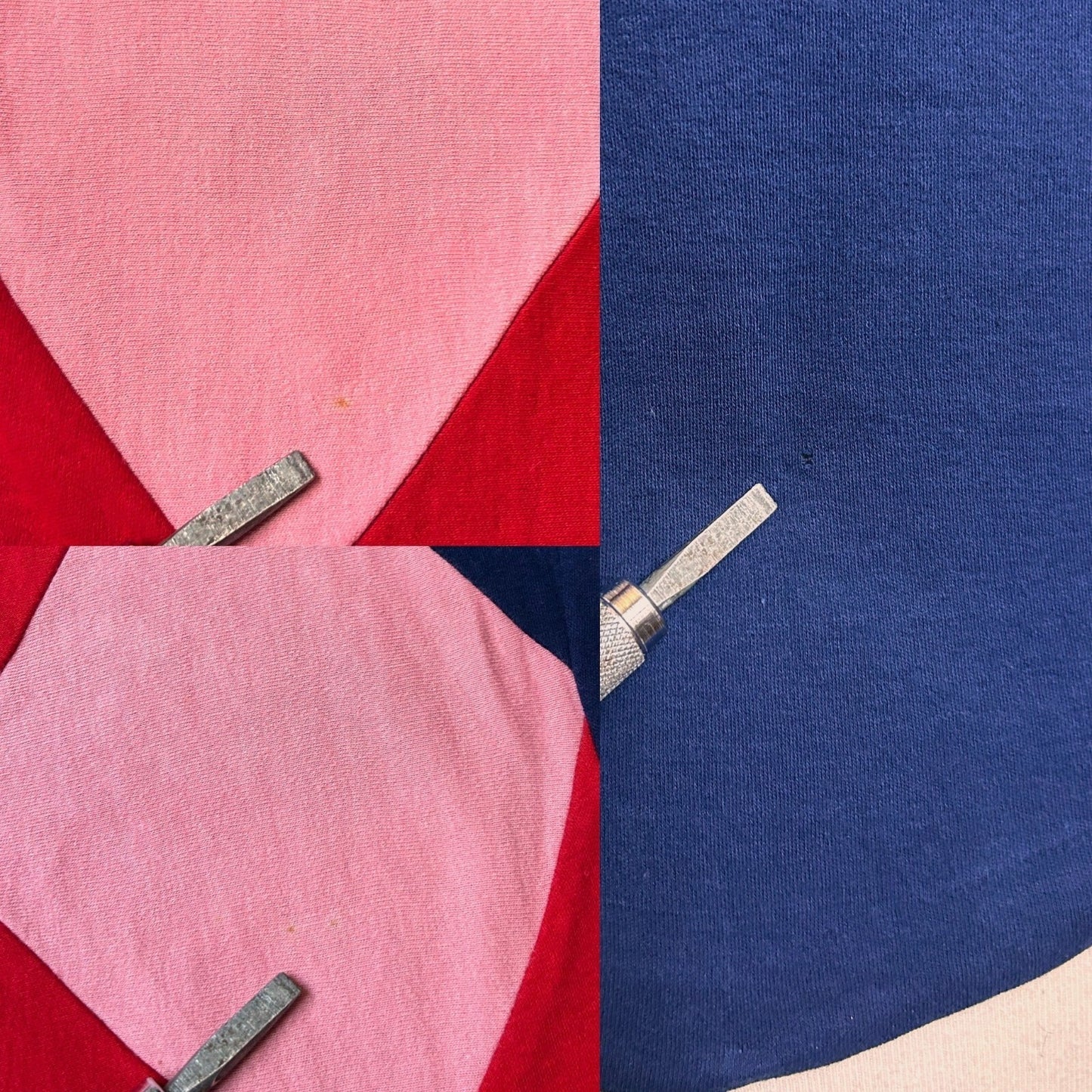 70s vintage patchwork baby tee by Wendt.