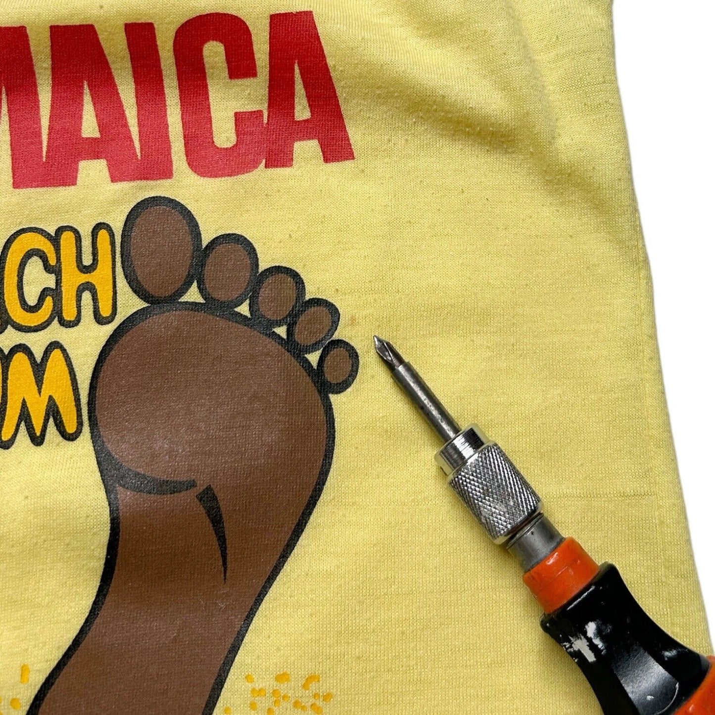 80s Vintage Jamaica "Beach Bum" T-shirt.