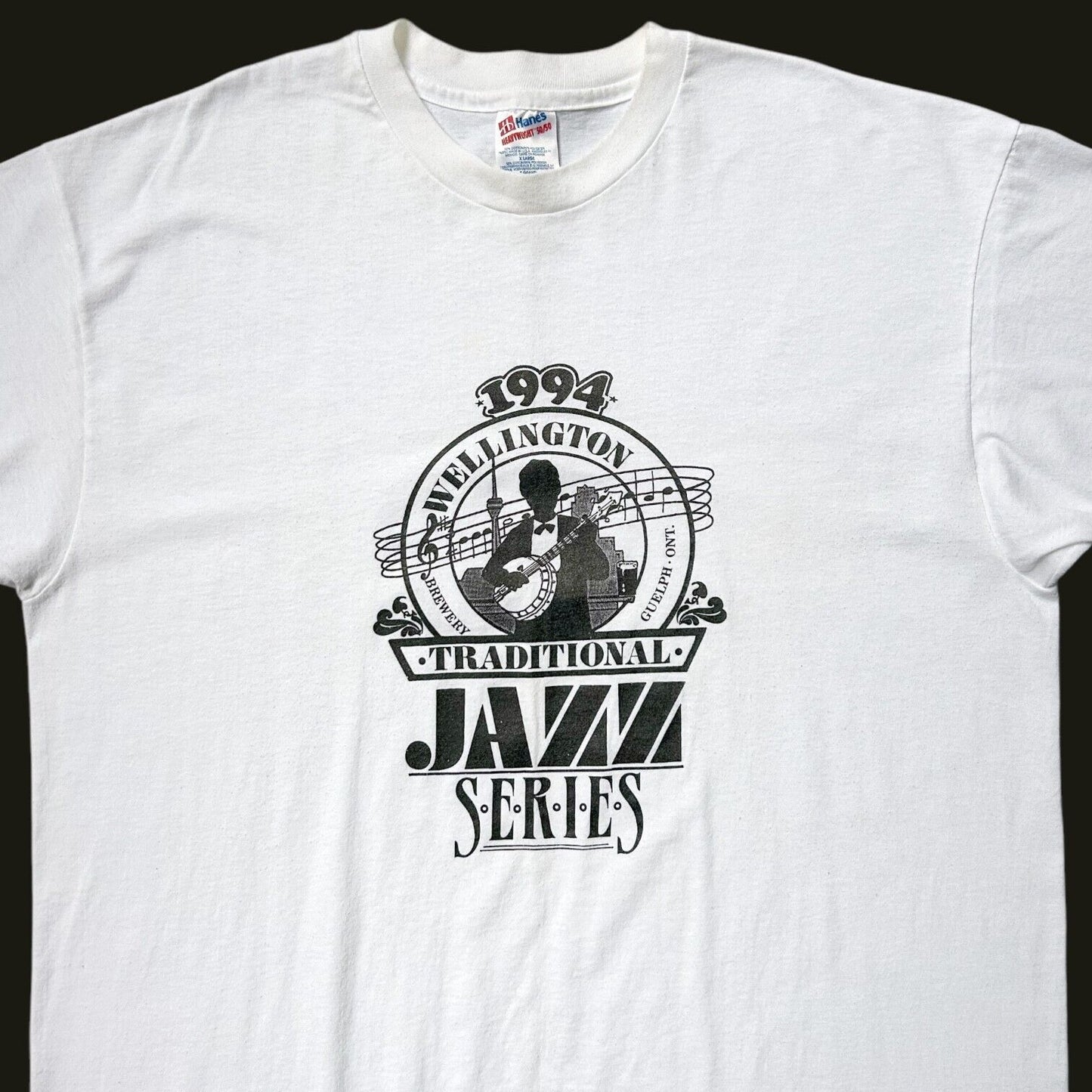 90s Vintage Wellington Jazz Series T-shirt.
