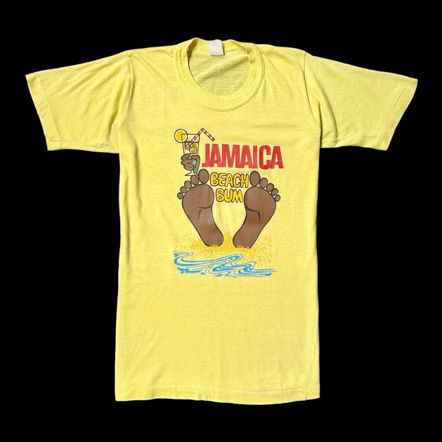 80s Vintage Jamaica "Beach Bum" T-shirt.