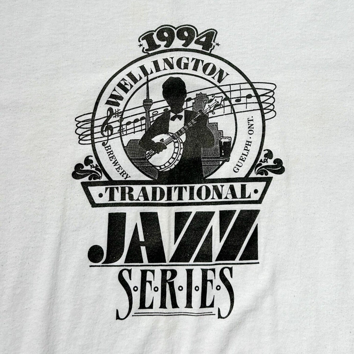 90s Vintage Wellington Jazz Series T-shirt.