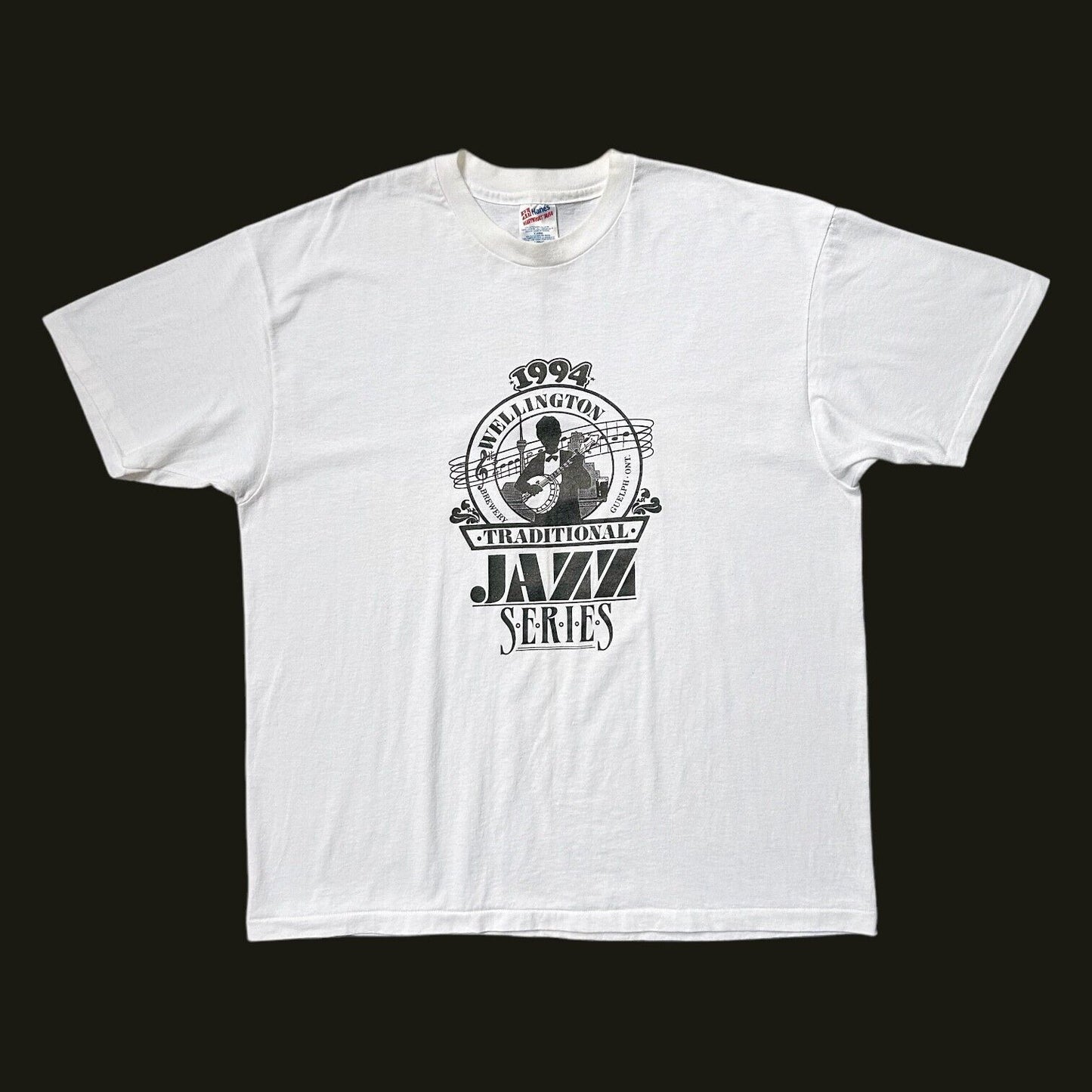 90s Vintage Wellington Jazz Series T-shirt.