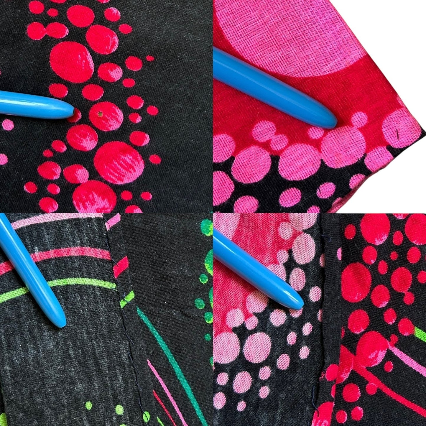 70s vintage psychedelic space print maxi dress.