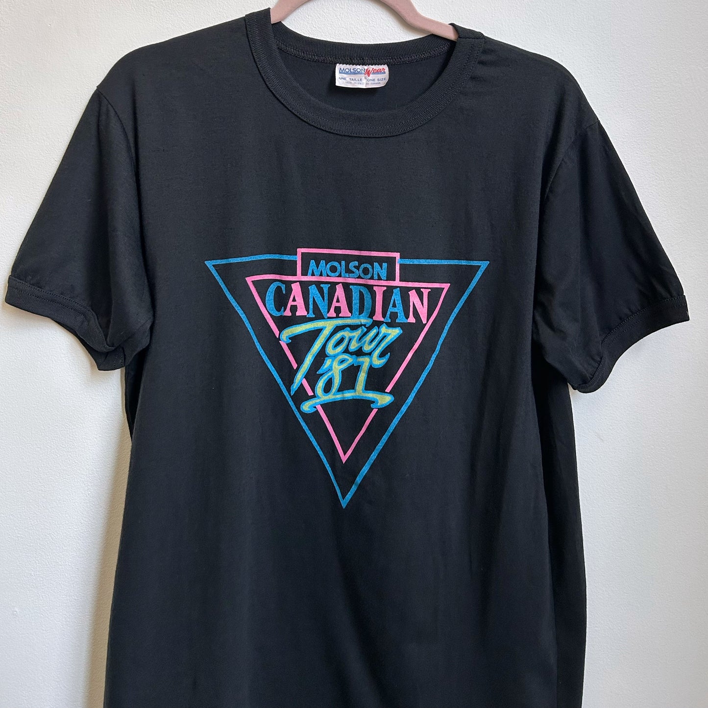 80s vintage “Molson Canadian Tour ‘87” t-shirt