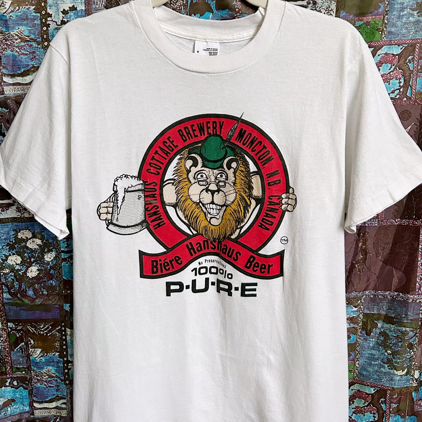 80s Vintage Lion Beer T-shirt