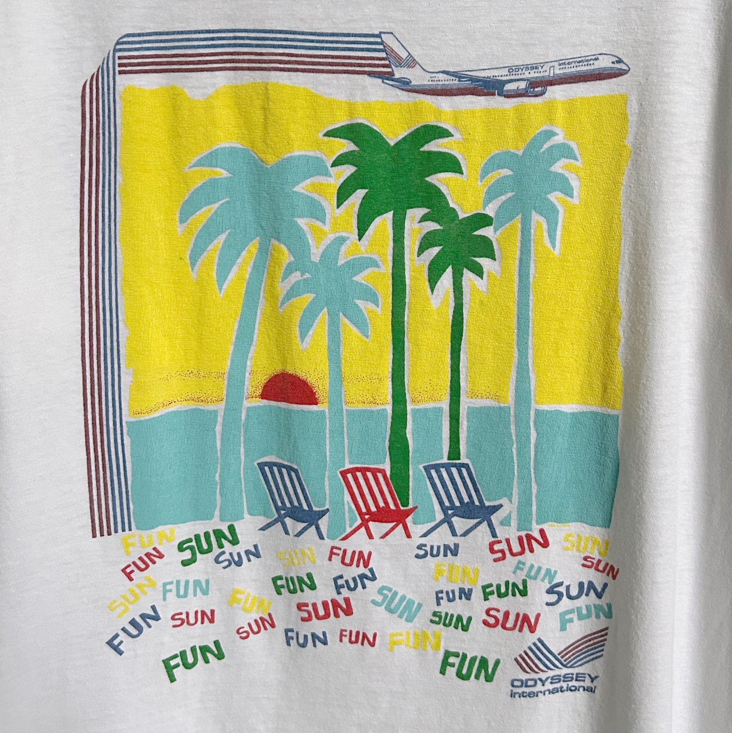 80s Vintage Fun Sun Odyssey International T-shirt