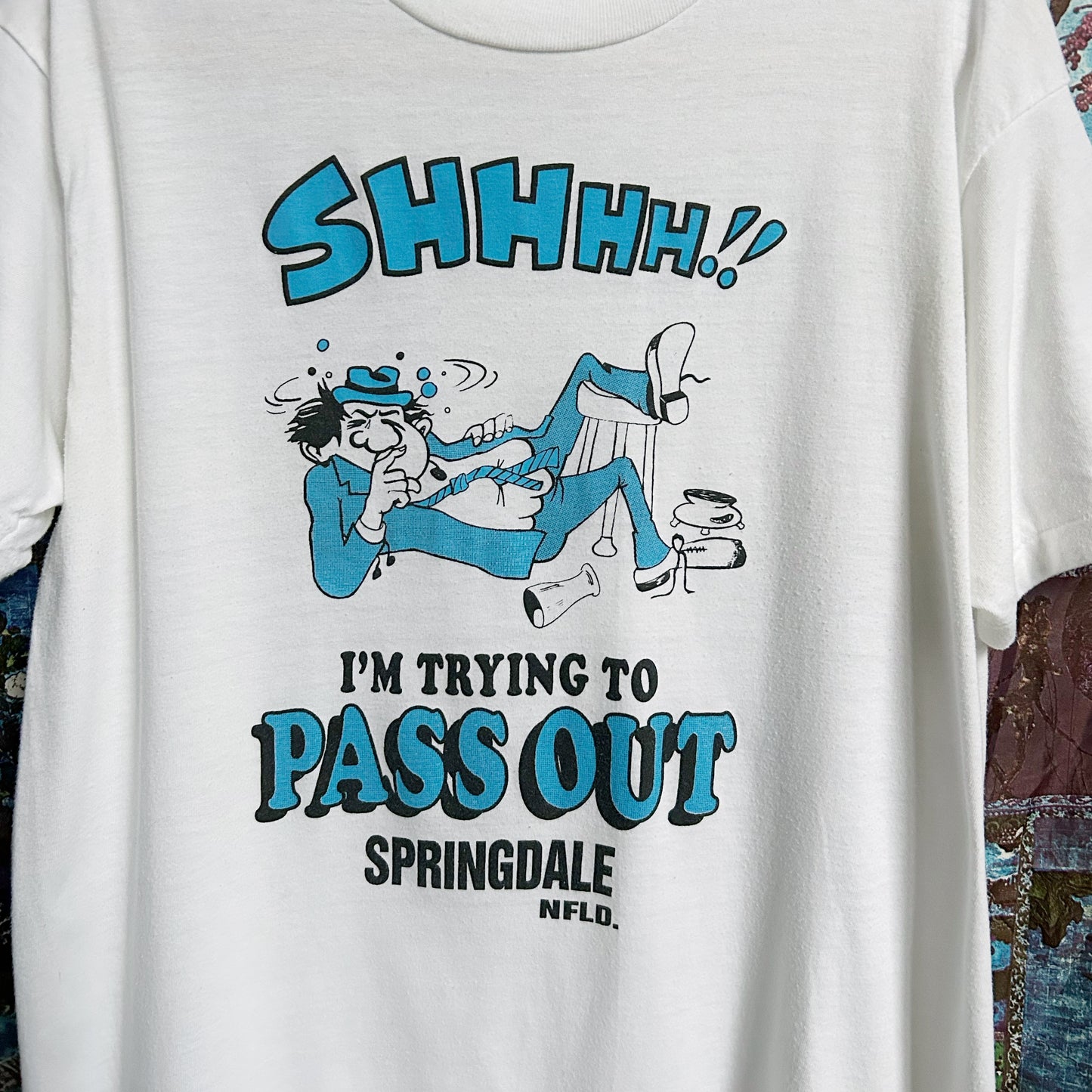 80s Vintage Trying To Pass Out T-shirt