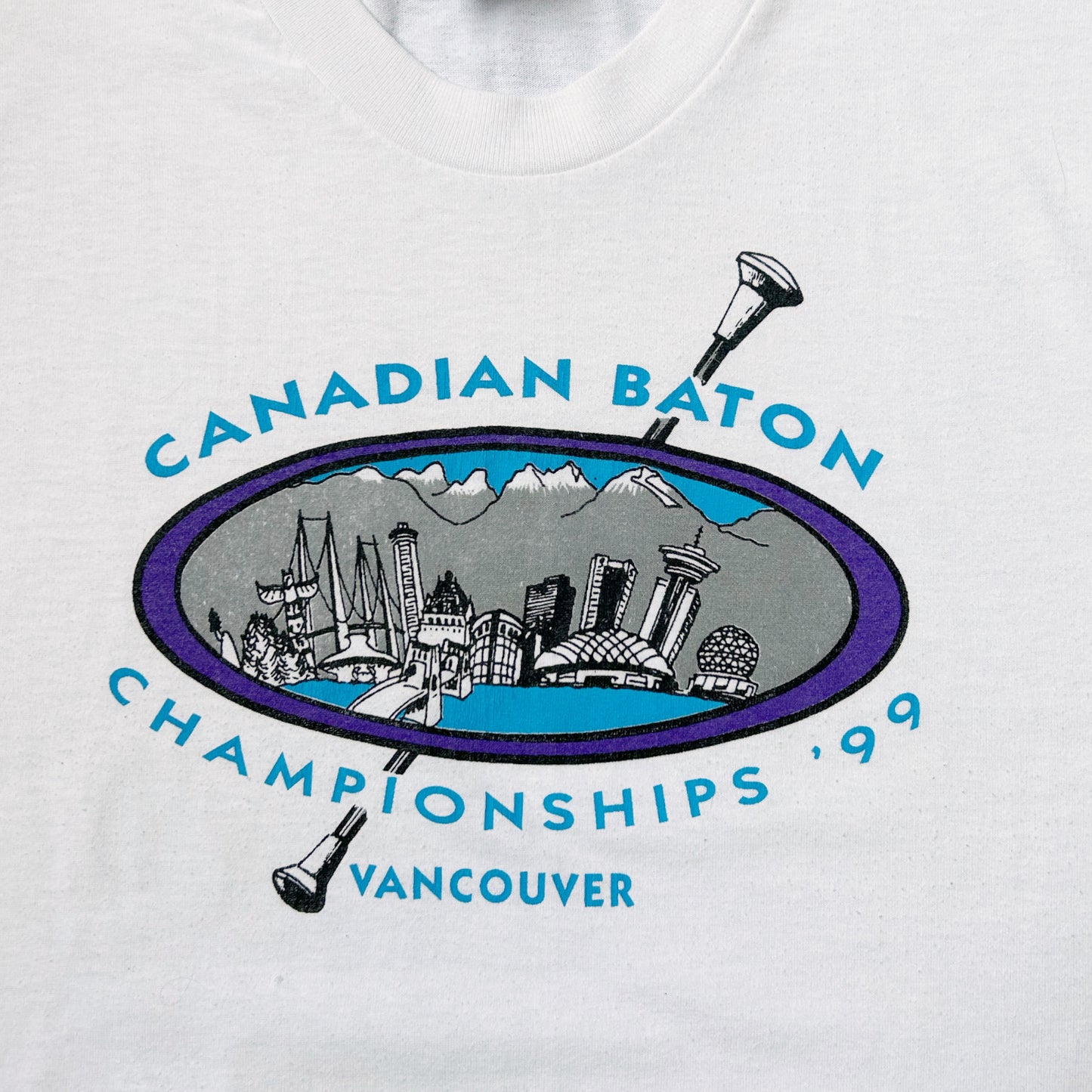 90s Vintage Canadian Baton Championships T-shirt