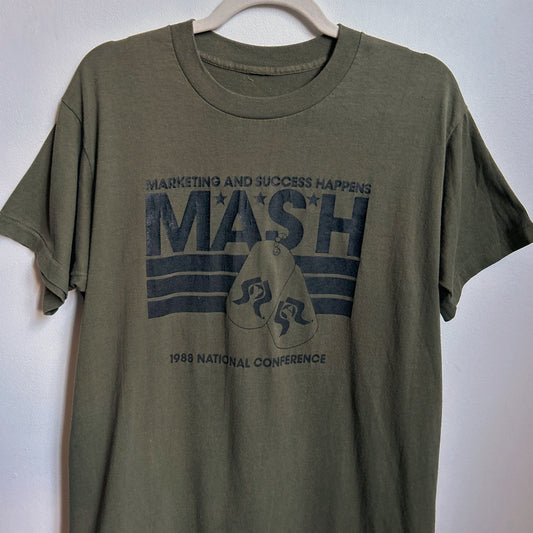 80s Vintage MASH marketing and success t-shirt