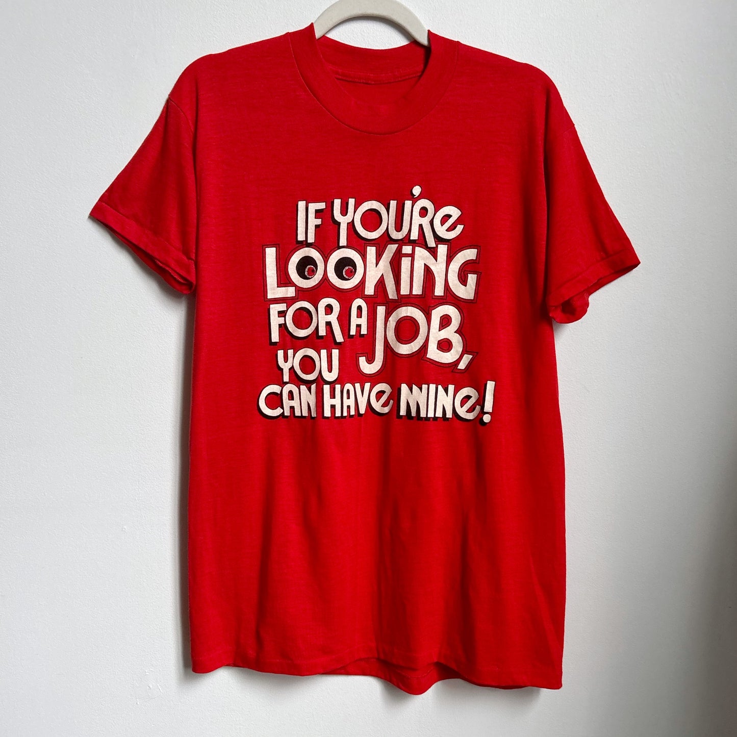 70s Vintage Work Joke T-shirt