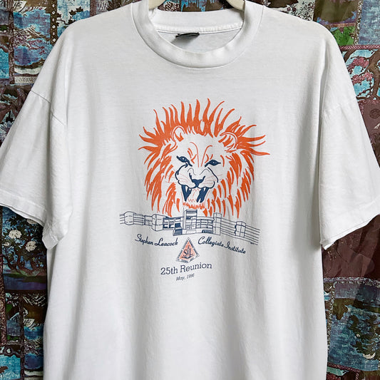 90s Vintage High School Reunion Lion T-shirt