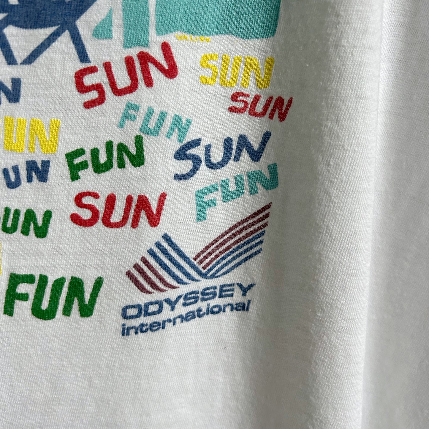 80s Vintage Fun Sun Odyssey International T-shirt