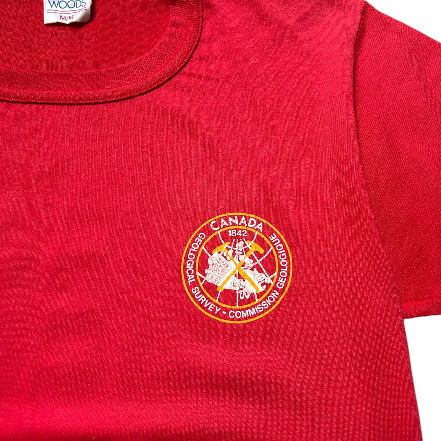 80s Vintage Canadian Geological Survey Commission T-shirt