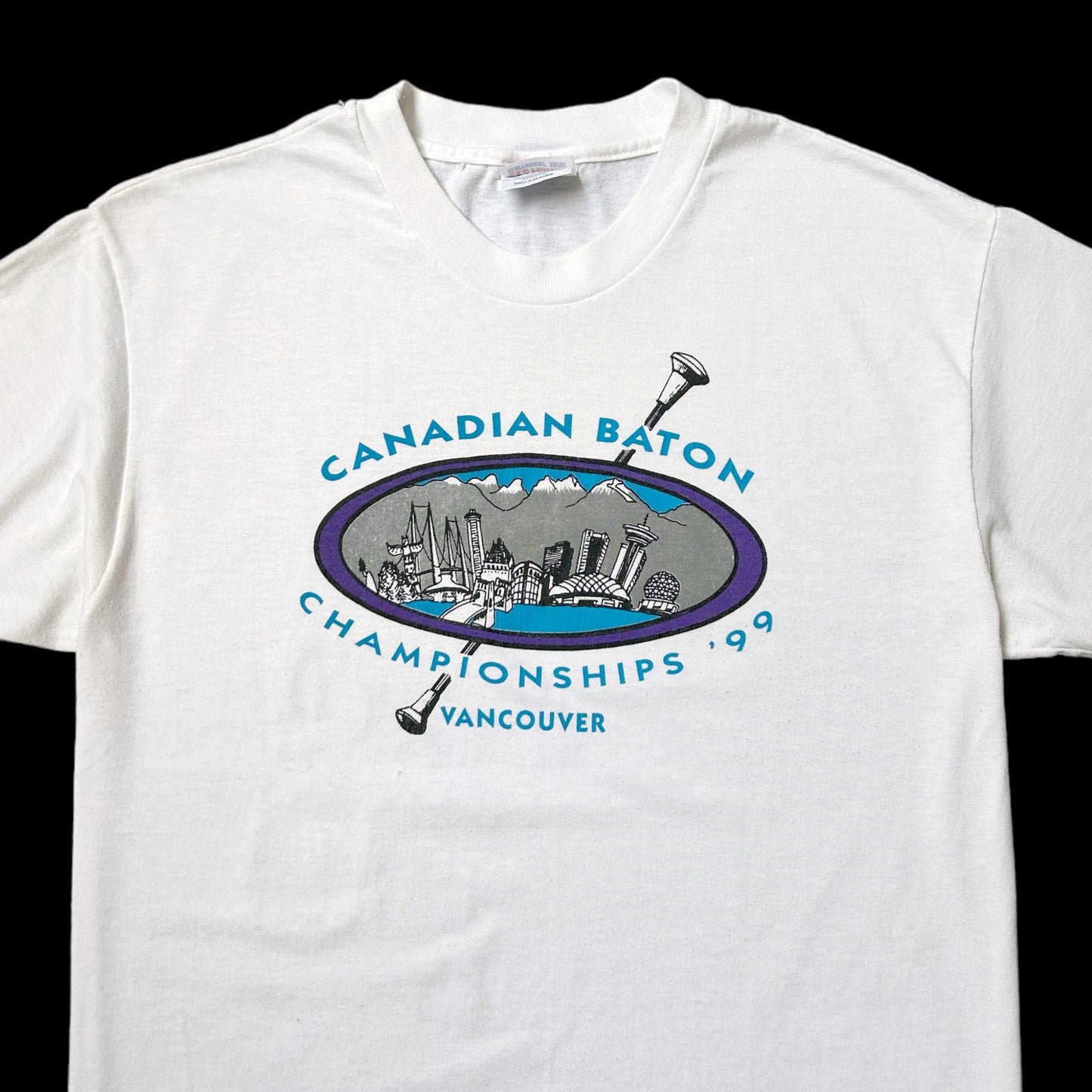 90s Vintage Canadian Baton Championships T-shirt