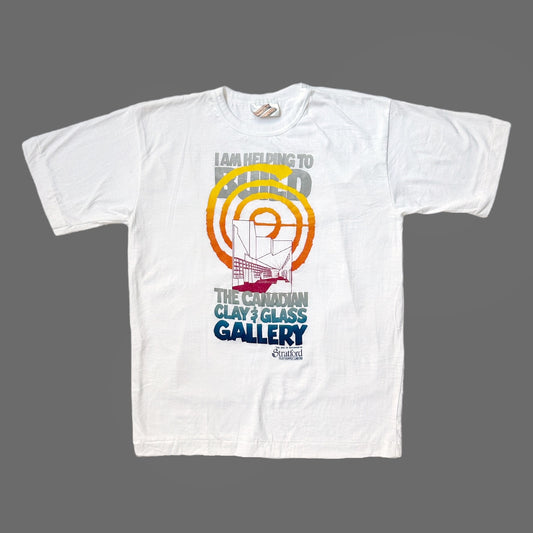 90s Vintage Canadian Clay and Glass Gallery T-shirt