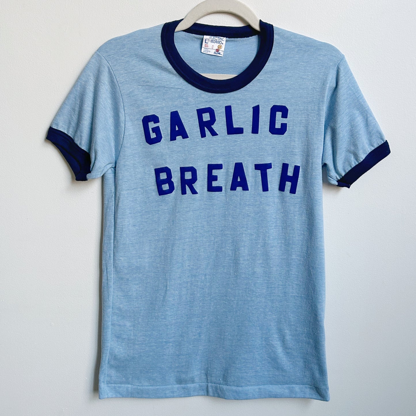 70s Vintage Garlic Breath Ringer Tee