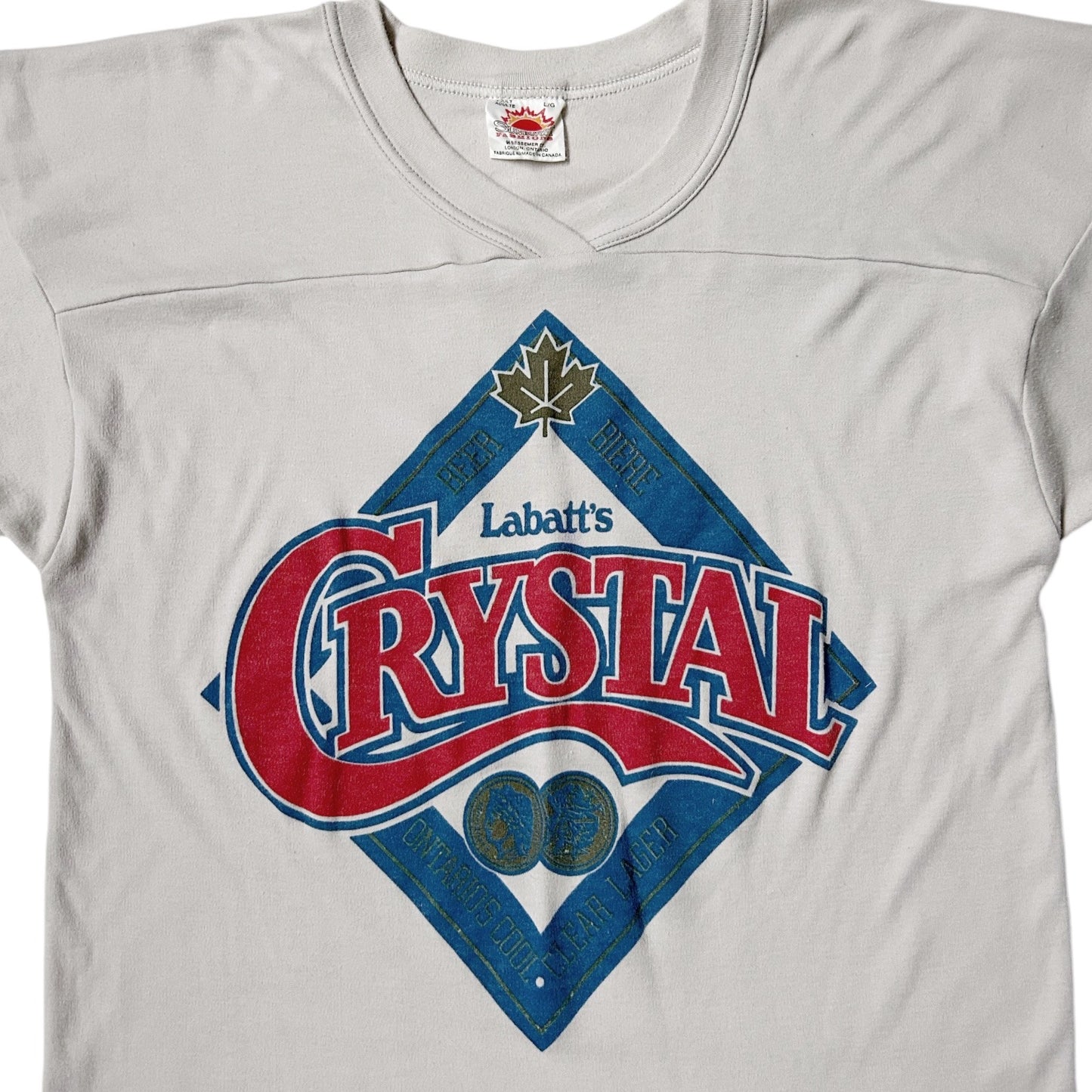 80s Vintage Labatt’s Crystal Beer T-shirt