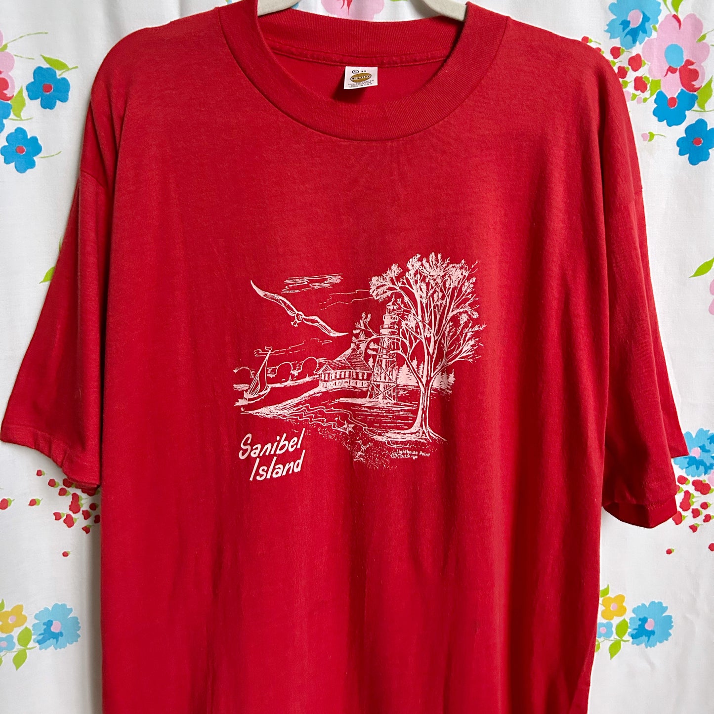 Vintage Sanibel Island Art T-shirt