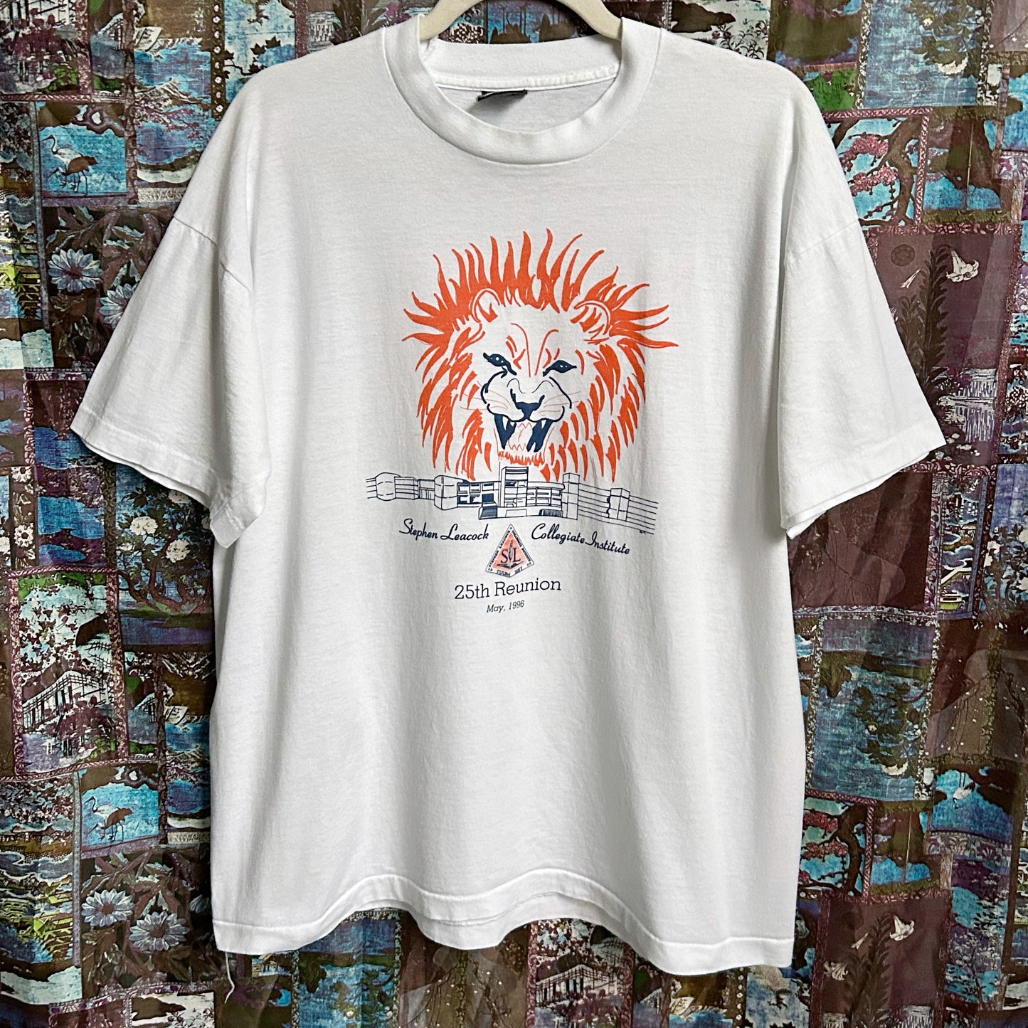 90s Vintage High School Reunion Lion T-shirt