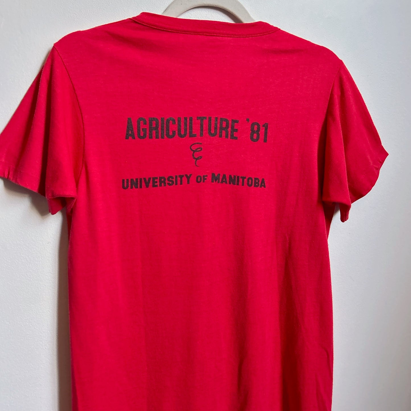 80s Vintage University of Manitoba Aggies Pig T-shirt