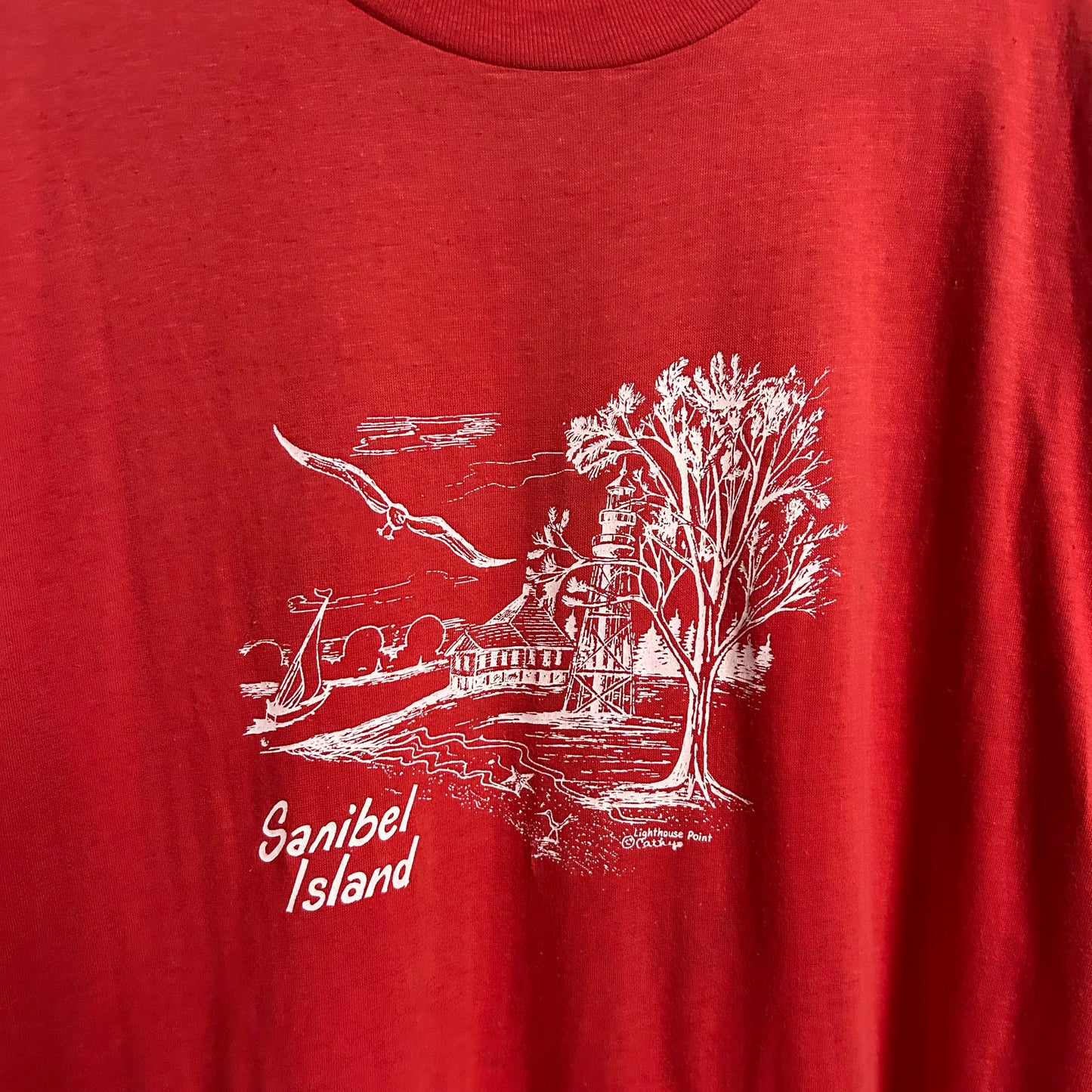 Vintage Sanibel Island Art T-shirt