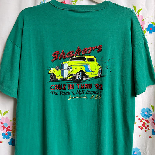 90s vintage Shaker’s Rock ‘n Roll Restaurant t-shirt