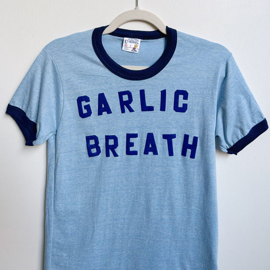 70s Vintage Garlic Breath Ringer Tee