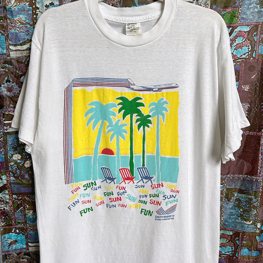 80s Vintage Fun Sun Odyssey International T-shirt