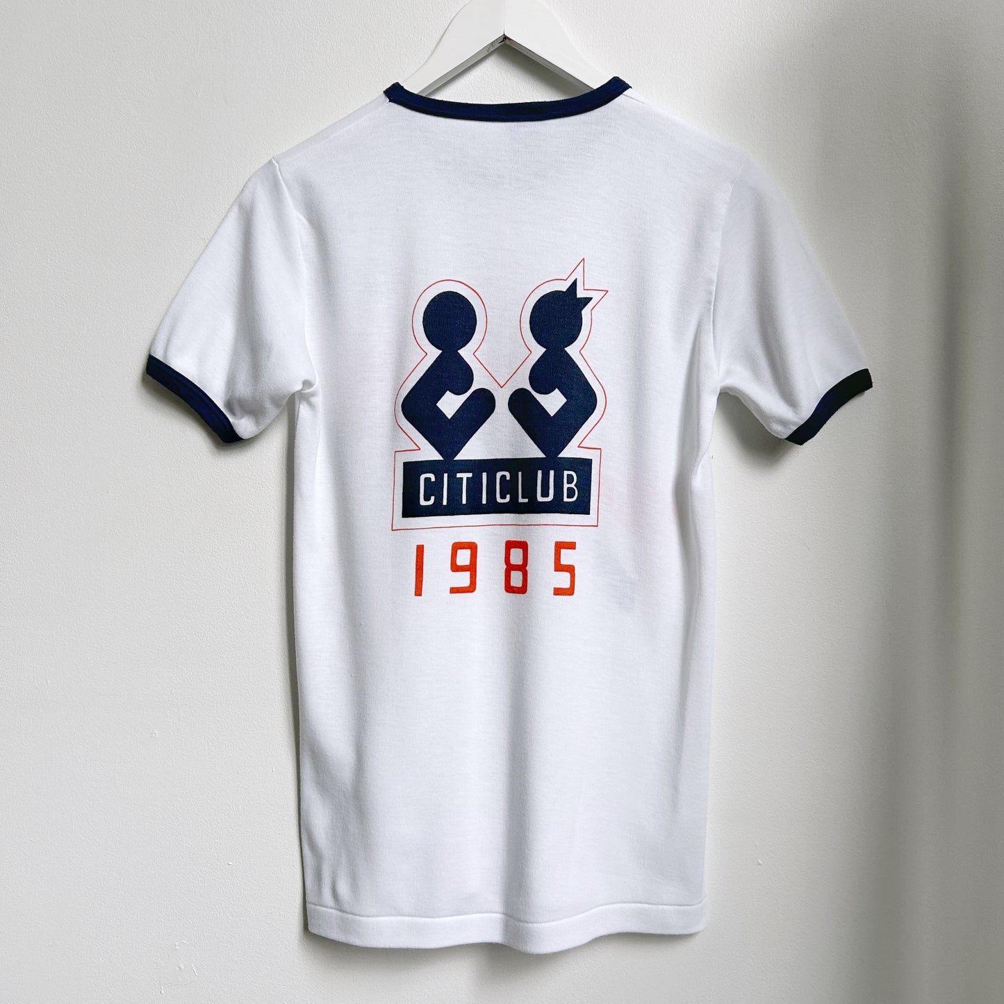 80s vintage Family Sports Day ringer tee