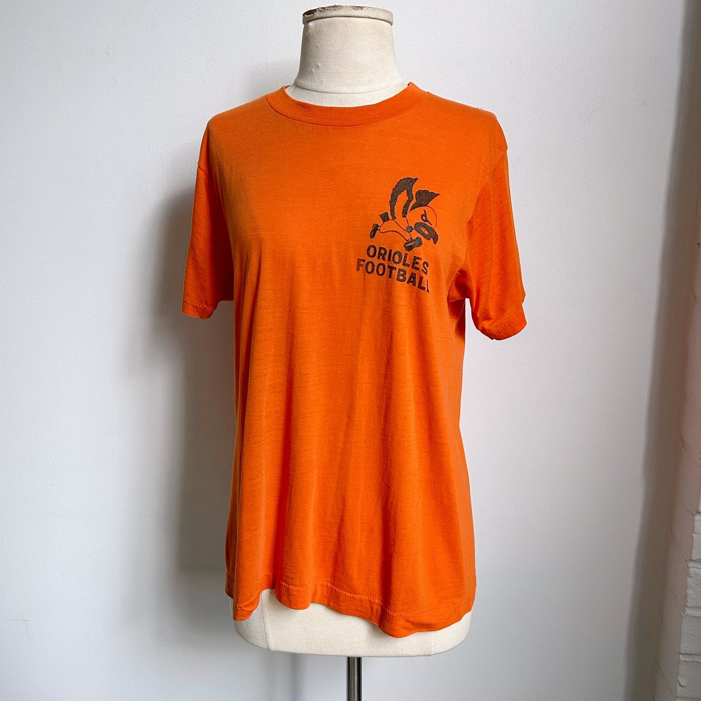 80s Vintage “Orioles Football” T-shirt, Paper Thin