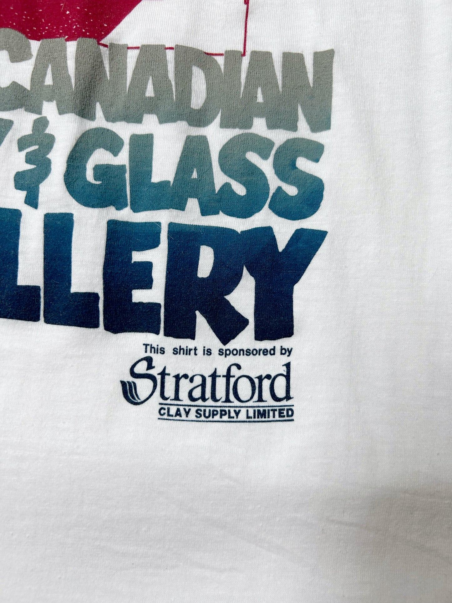 90s Vintage Canadian Clay and Glass Gallery T-shirt