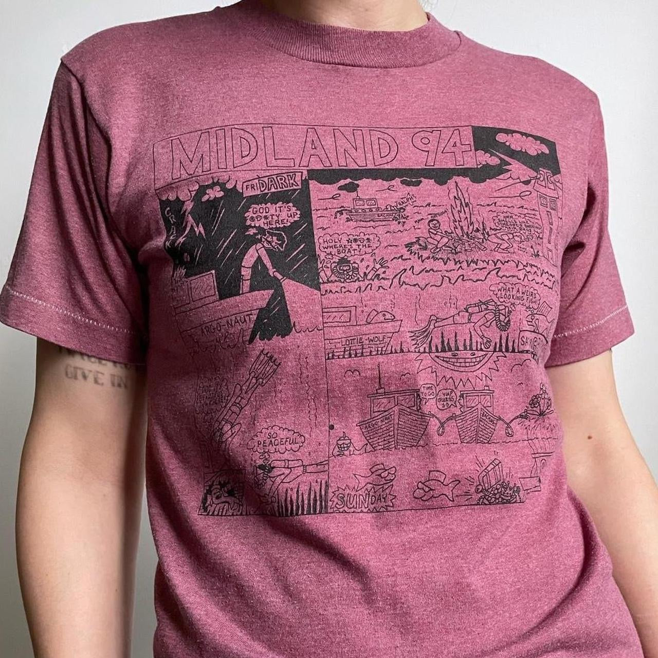 90s Vintage Scuba Comic T-shirt