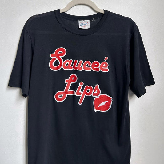 90s Vintage Sauceé Lips Restaurant T-shirt