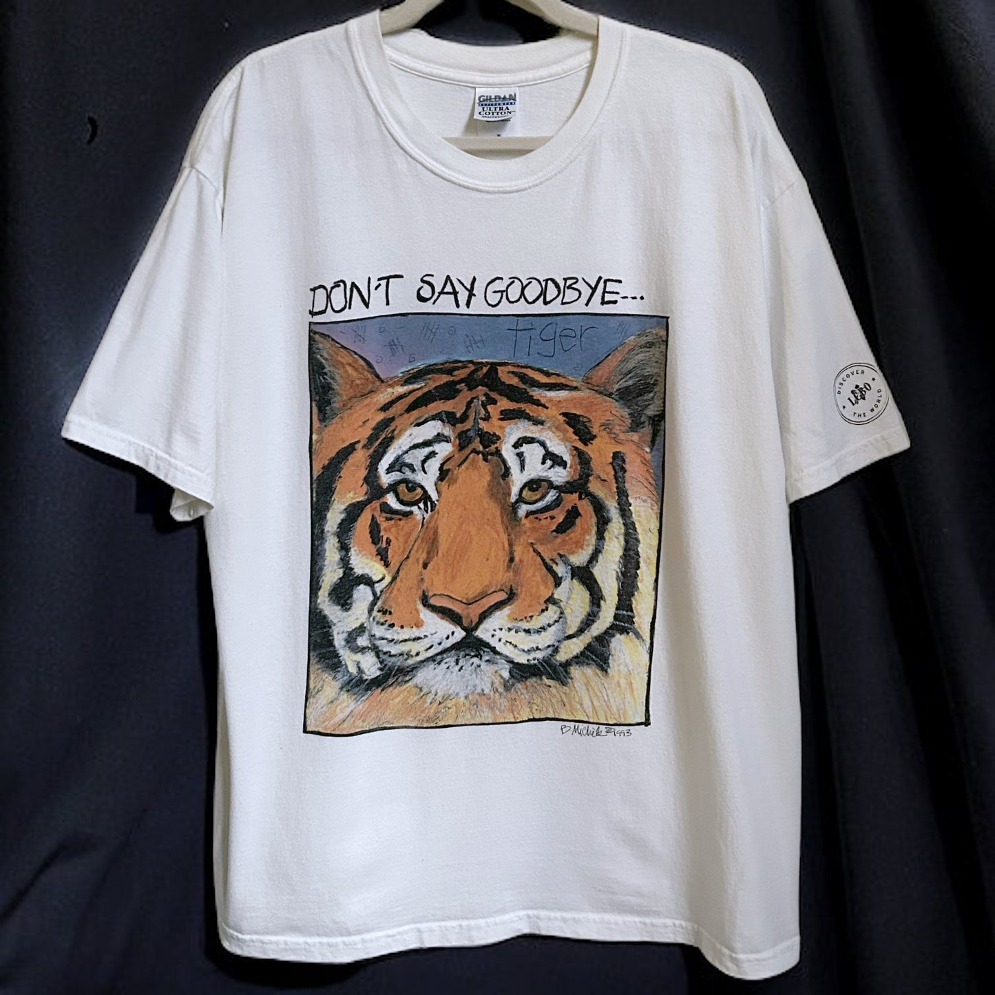 90s Vintage Tiger Art “Don’t Say Goodbye” T-shirt